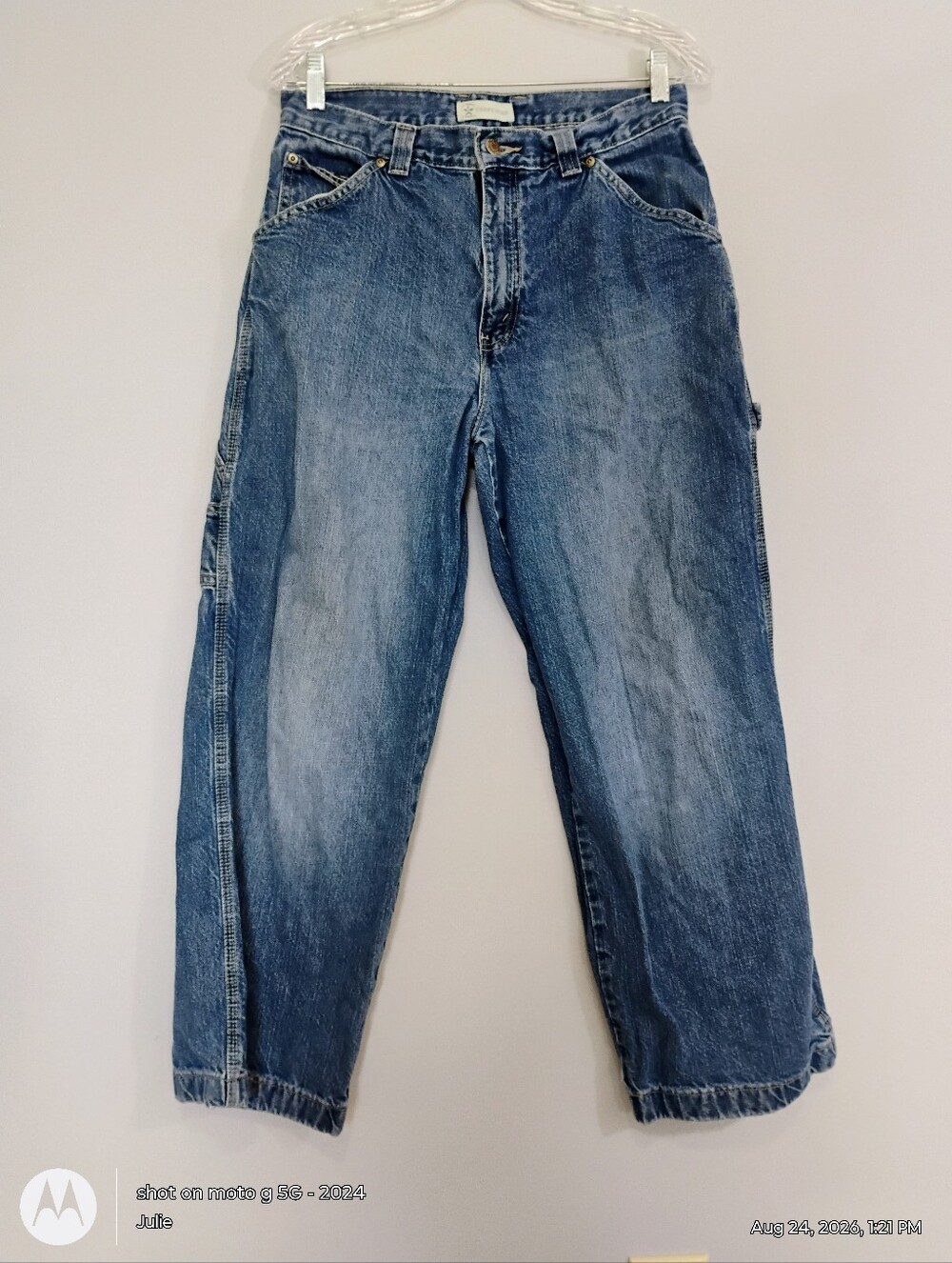 Y2K Arizona Jean Co Boys 18 Regular/Husky Carpenter Jeans Medium Wash Skate Stre
